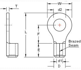 crimp disconnect terminal