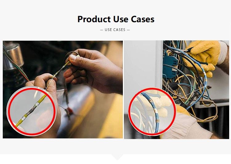 solder-loaded heat-shrink ring terminals