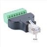 rj45 female to 8 pin screw term block