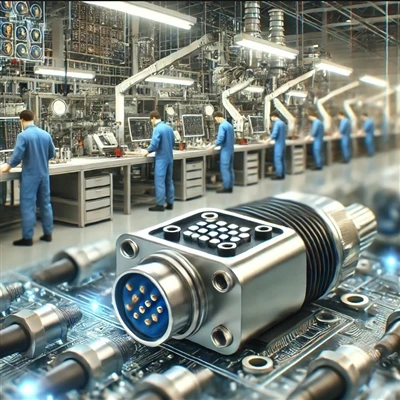 How does electromagnetic interference (EMI) affect connector performance, and what design features can mitigate it?